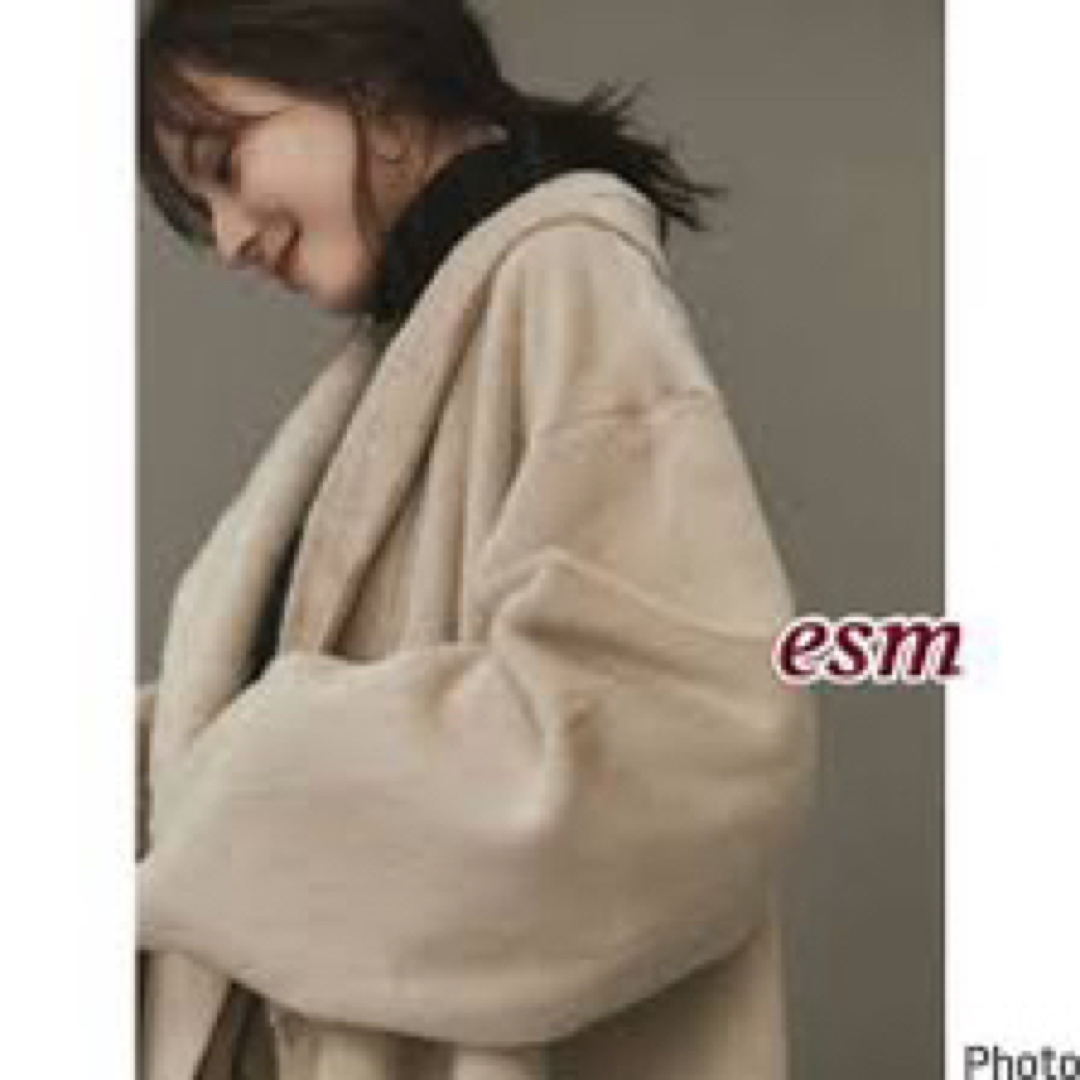 ánuans - anuans リバーシブルエコファーコート の通販 by esm ánuans - anuans リバーシブルエコファーコート の通販 by esm