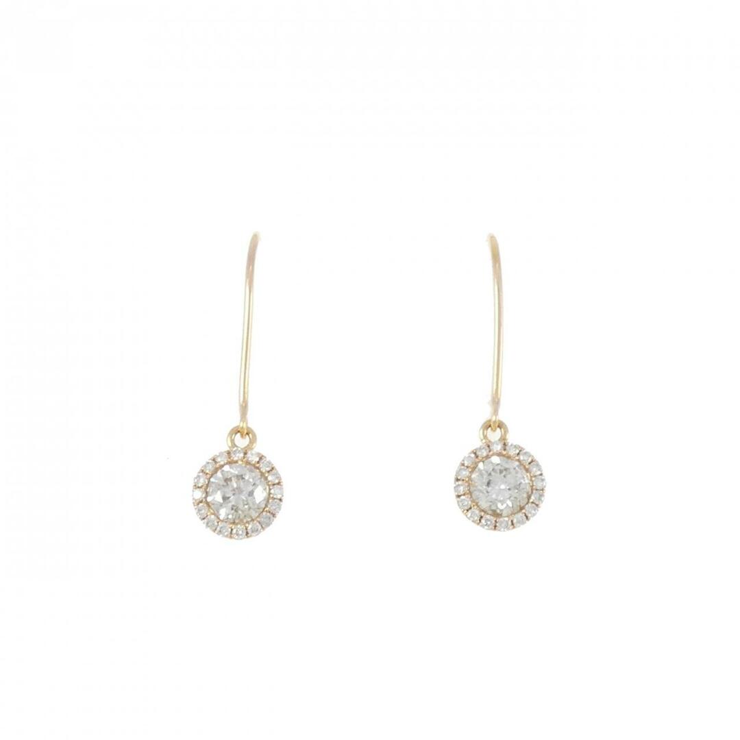 K18YG ダイヤモンド ピアス 0.52CT K18YG ダイヤモンド ピアス 0.52CT