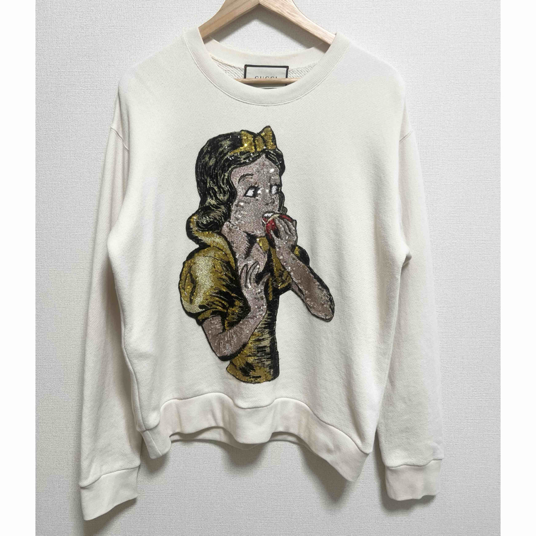 GUCCI - GUCCI 白雪姫 ディズニー クルーネック スウェット GUCCI - GUCCI 白雪姫 ディズニー クルーネック スウェット