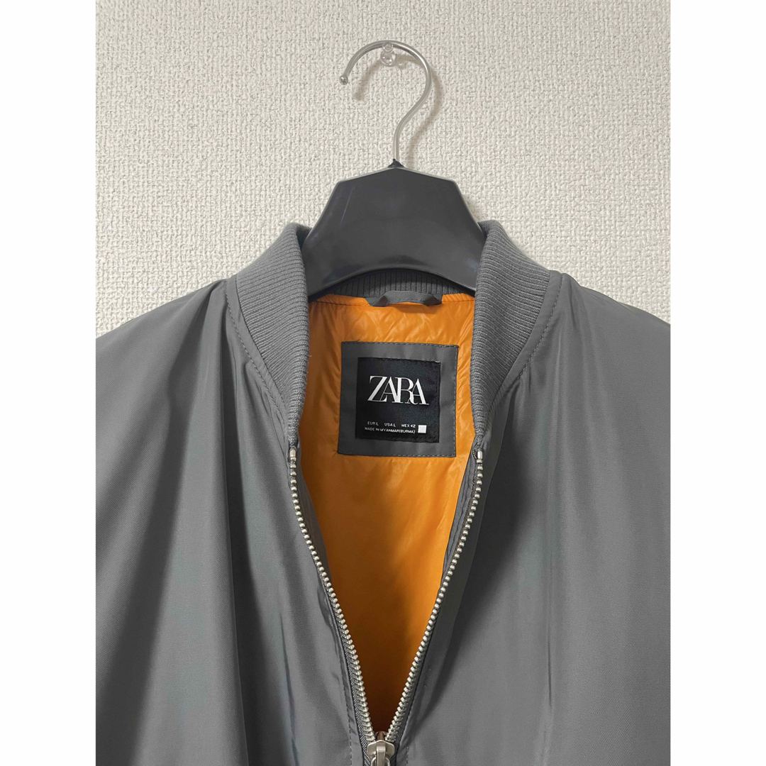 ZARA - ZARA ザラ メンズ MA-1 ボンバージャケットの通販 by ZARA - ZARA ザラ メンズ MA-1 ボンバージャケットの通販 by