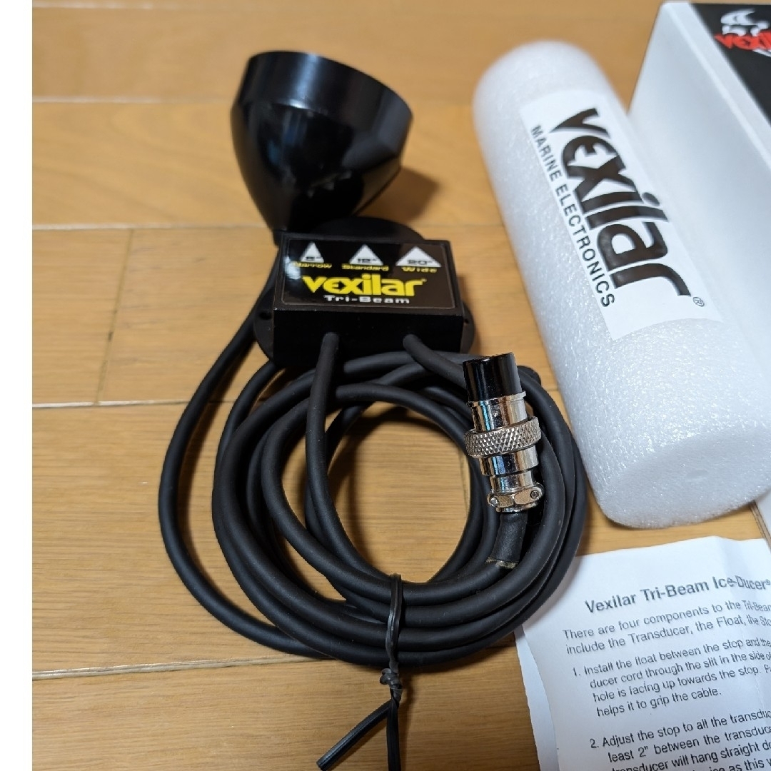 HONDEX 魚群探知機 PS-611CN トライビーム 振動子 TB0033 HONDEX 魚群探知機 PS-611CN トライビーム 振動子 TB0033