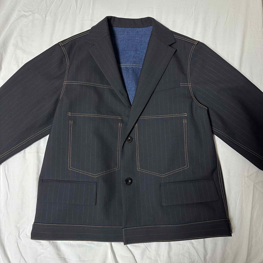 sacai - sacai 24SS Bonding Jacket デニム ブルゾン ジャケット sacai - sacai 24SS Bonding Jacket デニム ブルゾン ジャケット