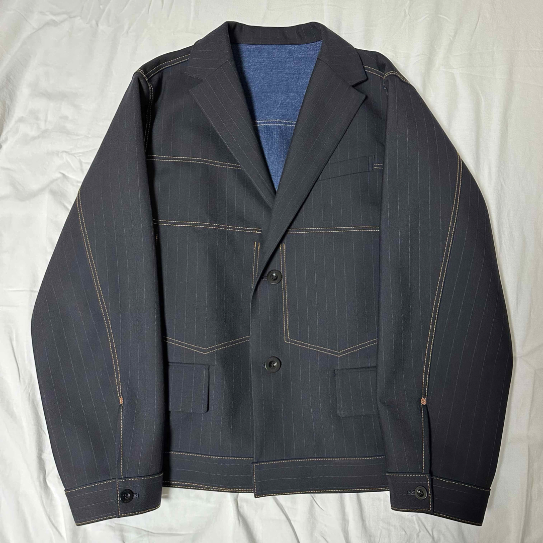 sacai - sacai 24SS Bonding Jacket デニム ブルゾン ジャケット sacai - sacai 24SS Bonding Jacket デニム ブルゾン ジャケット