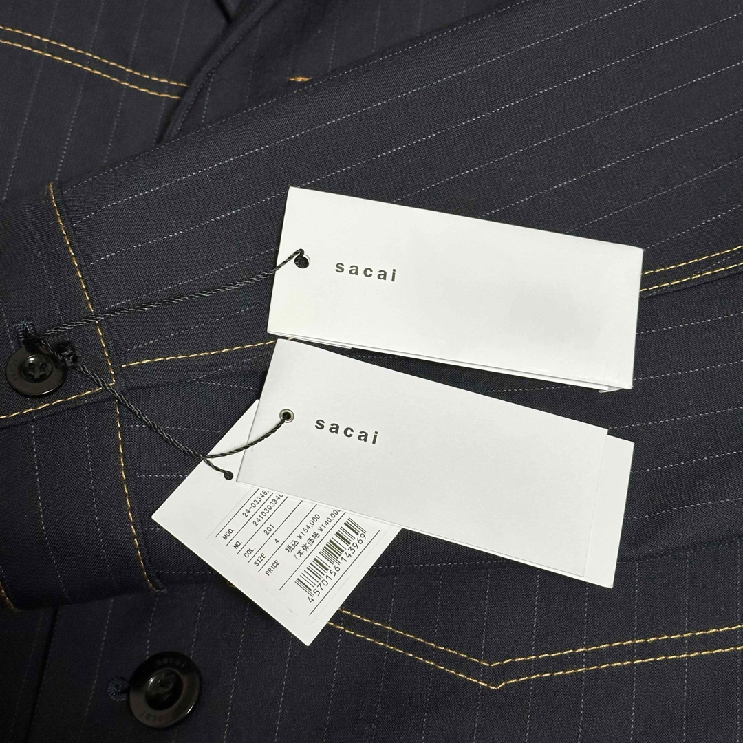 sacai - sacai 24SS Bonding Jacket デニム ブルゾン ジャケット sacai - sacai 24SS Bonding Jacket デニム ブルゾン ジャケット