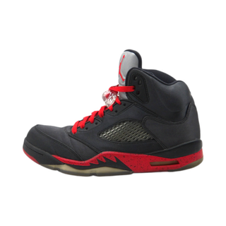 ジョーダン(Jordan Brand（NIKE）)のNIKE AIR JORDAN 5 RETRO SATIN BLACK/RED サイズ26.5cm 136072-006(スニーカー)