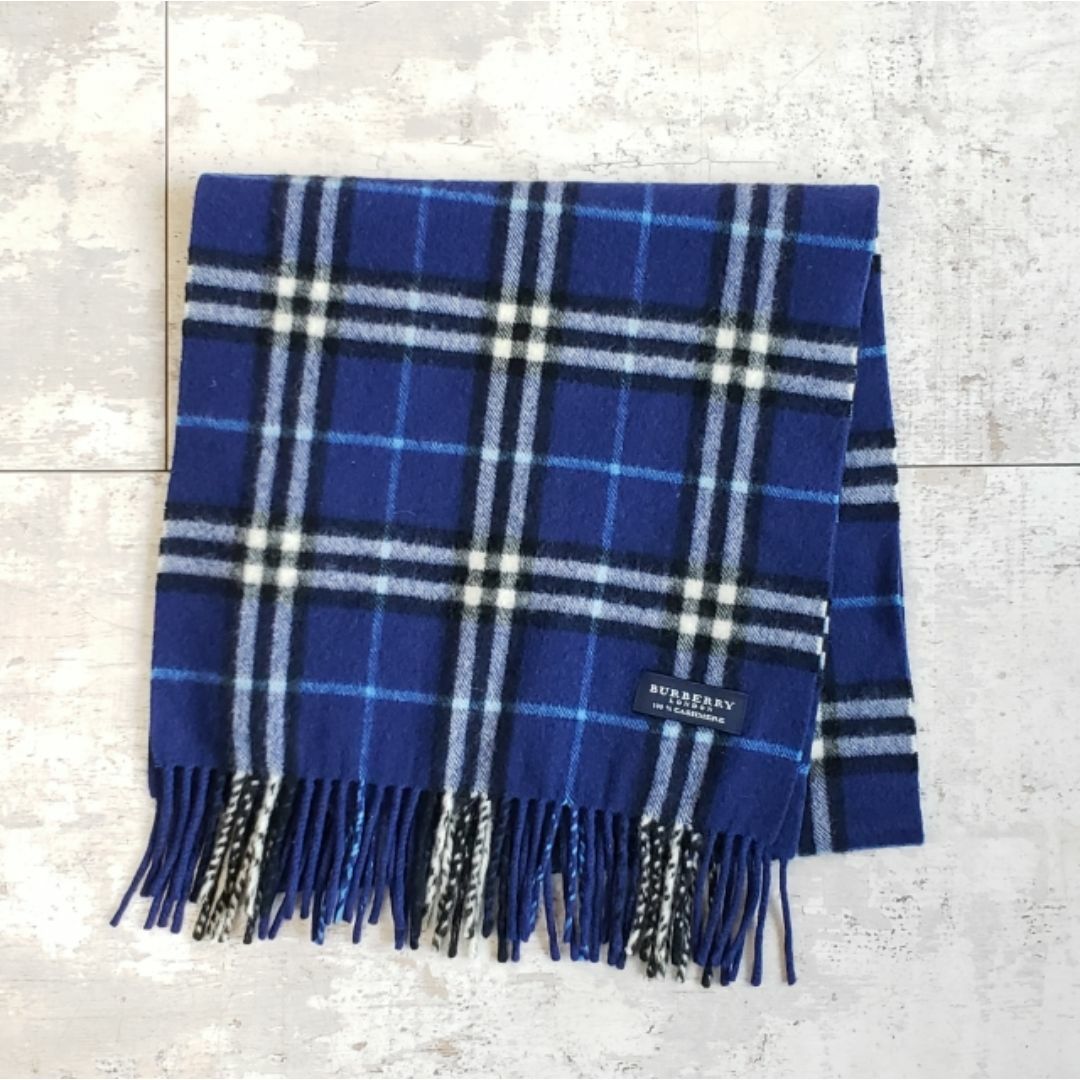 BURBERRY - バーバリー ロンドン ☆ カシミヤ マフラー チェック BURBERRY - バーバリー ロンドン ☆ カシミヤ マフラー チェック