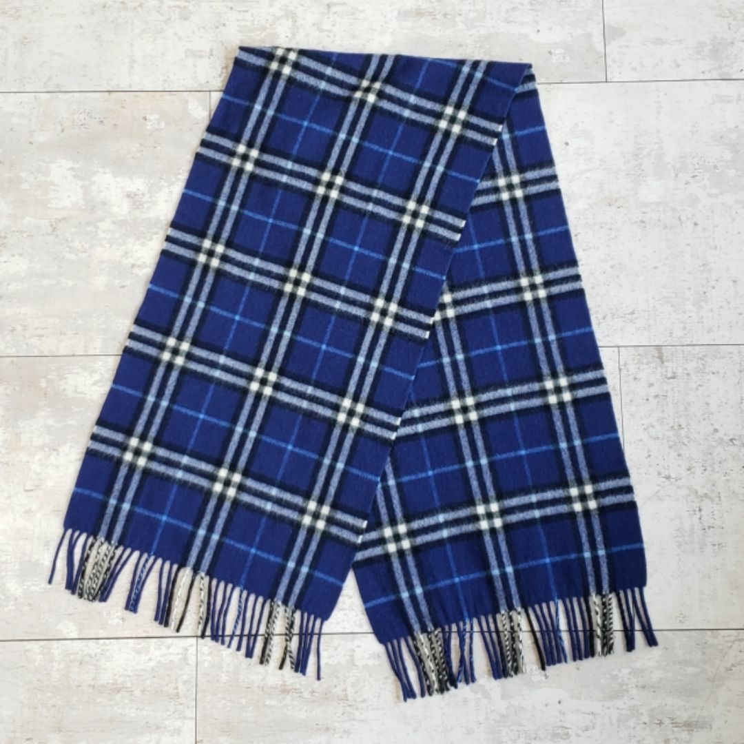 BURBERRY - バーバリー ロンドン ☆ カシミヤ マフラー チェック BURBERRY - バーバリー ロンドン ☆ カシミヤ マフラー チェック