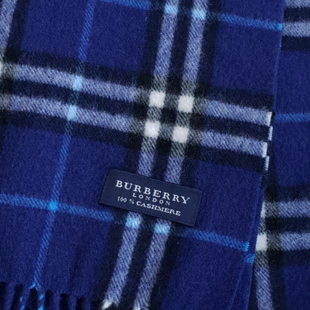 BURBERRY - バーバリー ロンドン ☆ カシミヤ マフラー チェック BURBERRY - バーバリー ロンドン ☆ カシミヤ マフラー チェック