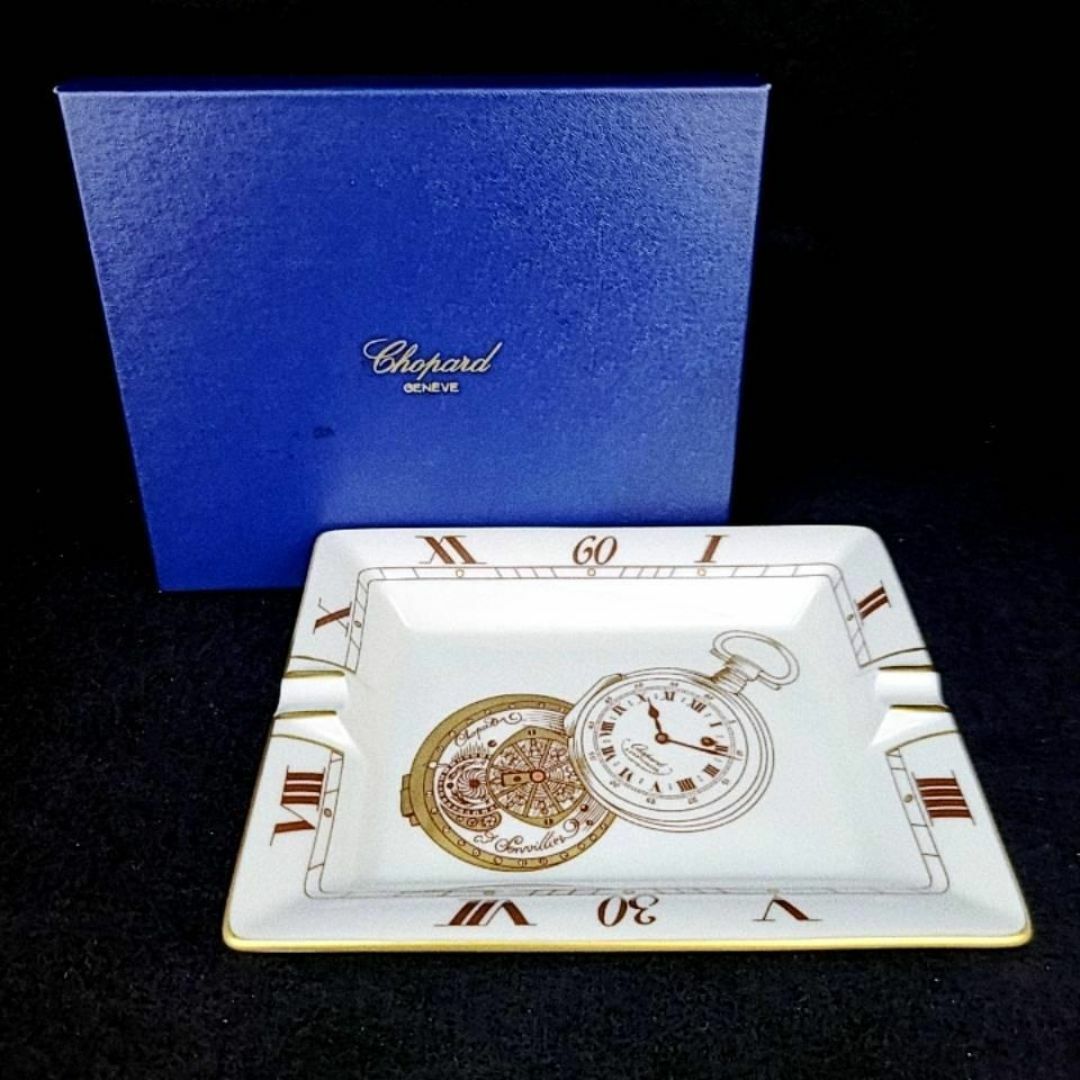 Chopard - ◇美品◇ショパール 灰皿 アッシュトレイ ゴールド 箱 Chopard - ◇美品◇ショパール 灰皿 アッシュトレイ ゴールド 箱