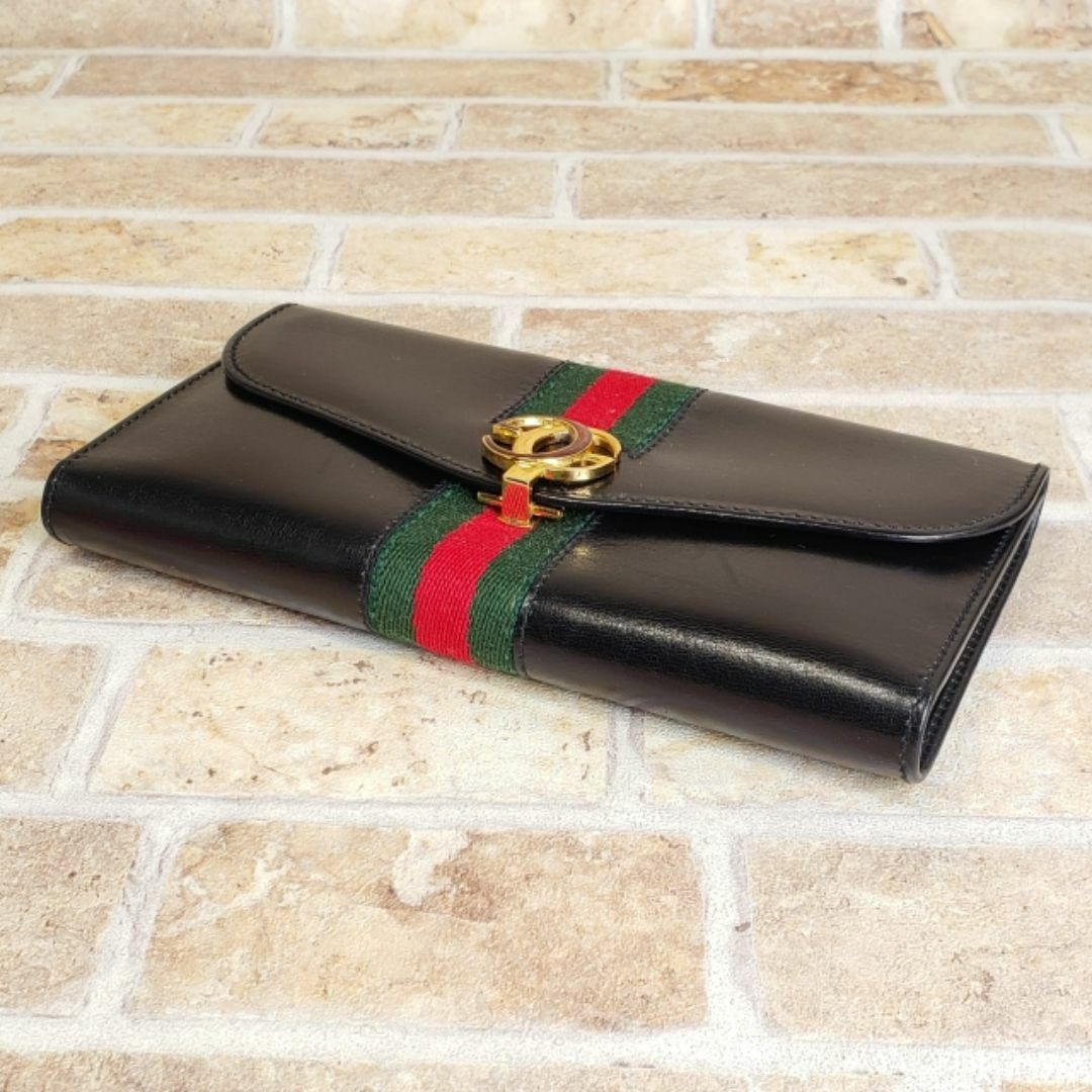 GUCCI - オールドグッチ ☆ ヴィンテージ シェリーライン レザー GUCCI - オールドグッチ ☆ ヴィンテージ シェリーライン レザー
