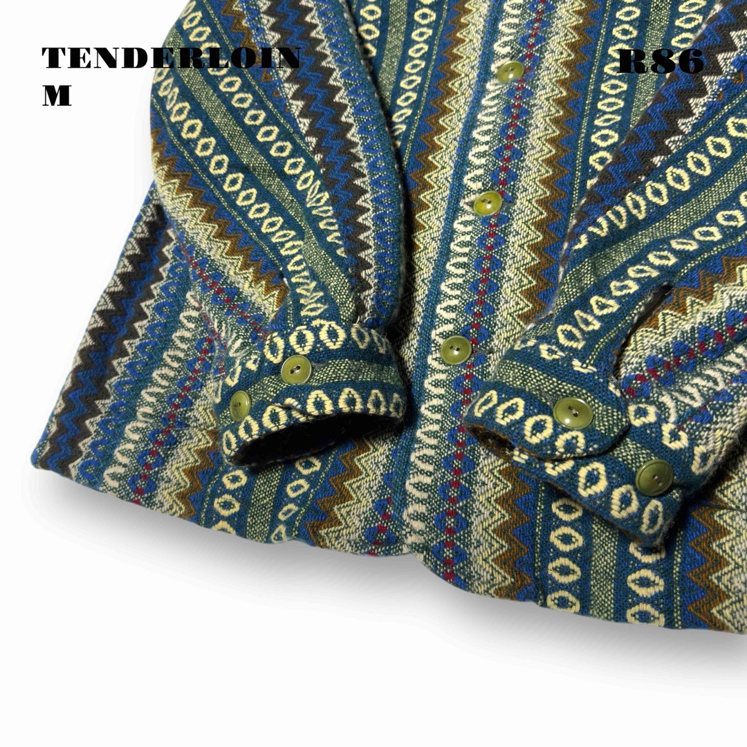 TENDERLOIN - ☆限定出品☆ TENDERLOIN ネイティブ シャツ TENDERLOIN - ☆限定出品☆ TENDERLOIN ネイティブ シャツ
