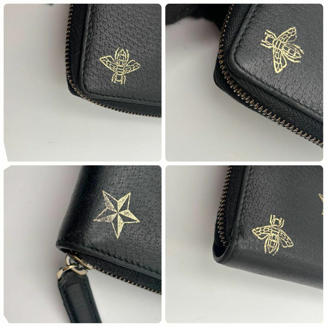 GUCCI グッチ アニマリエ ビー スター ジップアラウンドウォレット GUCCI グッチ アニマリエ ビー スター ジップアラウンドウォレット