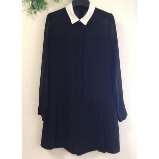 ザラ(ZARA)のZARA/ザラ シフォン バイカラー オールインワン(オールインワン)