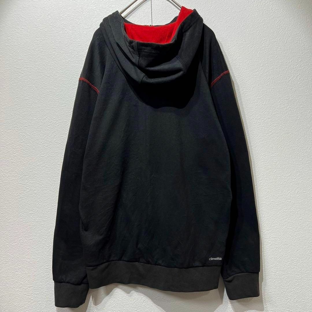 adidas - 【希少】90s adidas ロゴジップパーカー ブラック adidas - 【希少】90s adidas ロゴジップパーカー ブラック