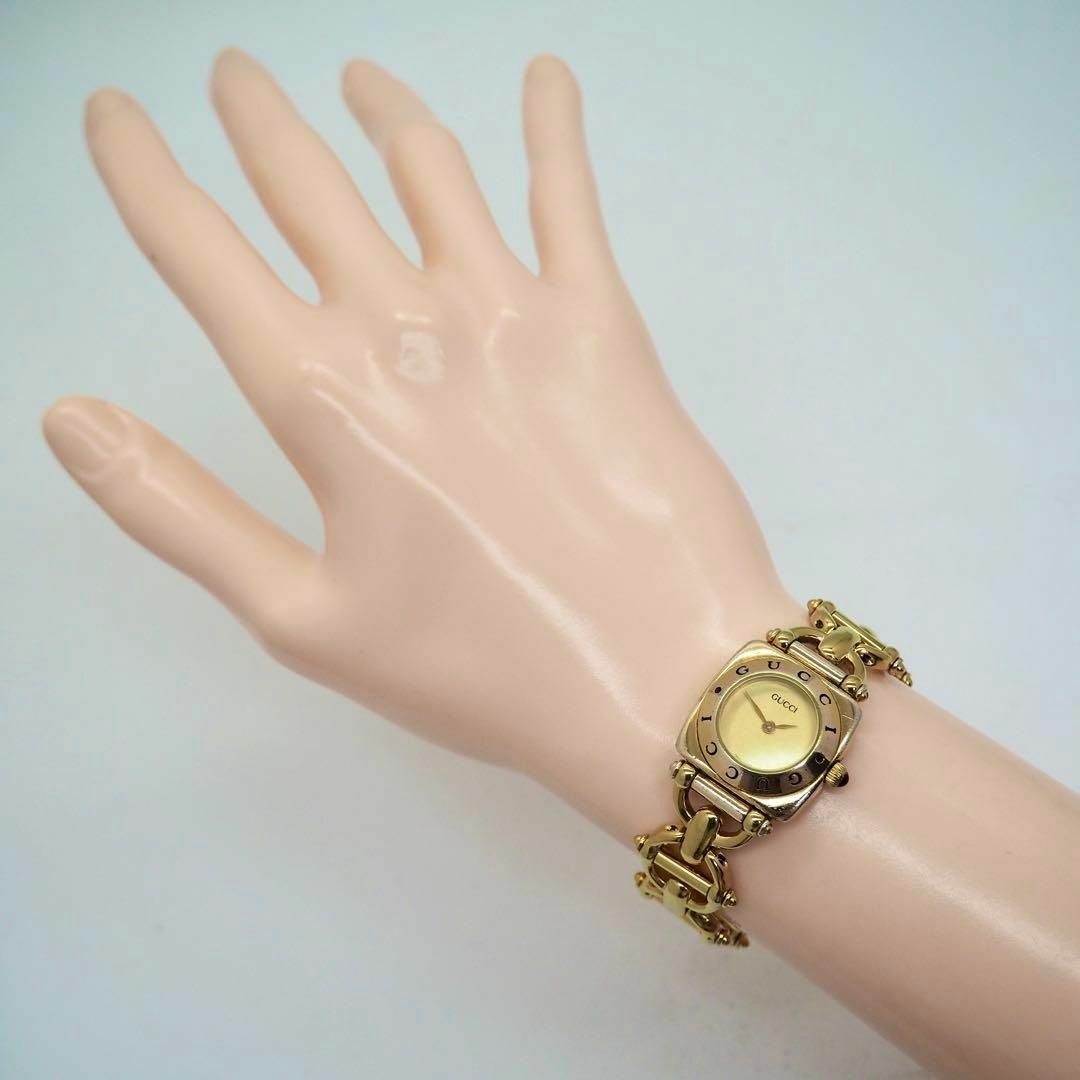 GUCCI - 740 GUCCI 時計 レディース 6400L ゴールド ブレス GUCCI - 740 GUCCI 時計 レディース 6400L ゴールド ブレス