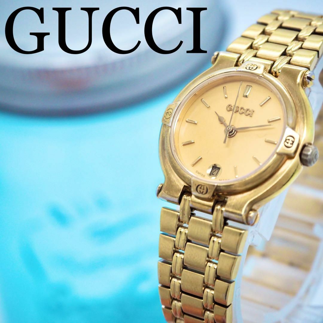 11 GUCCI 時計 9200L ゴールド レディース デイト デイト 11 GUCCI 時計 9200L ゴールド レディース デイト デイト