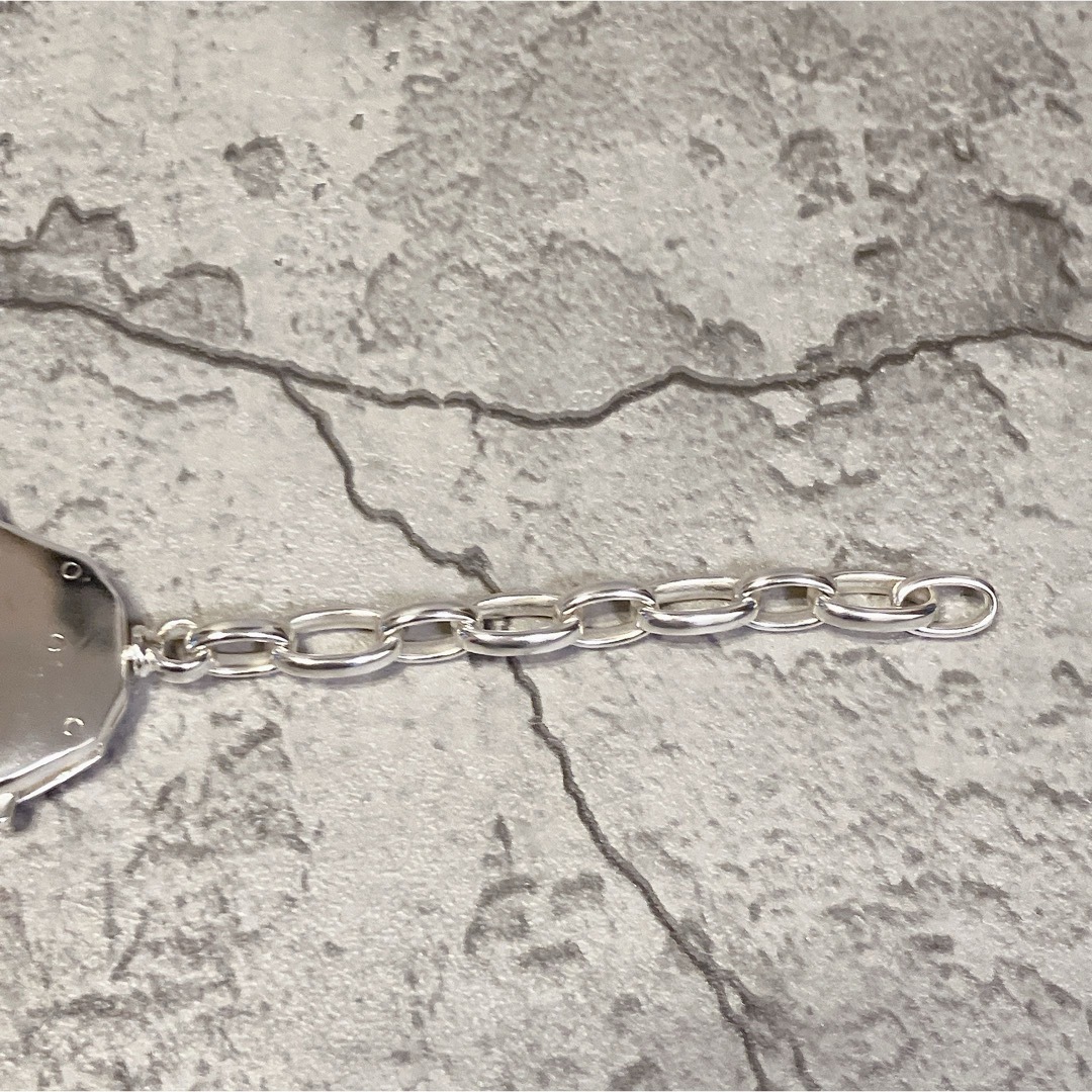 美品 bone shaped handcuffs bracelet. L 美品 bone shaped handcuffs bracelet. L