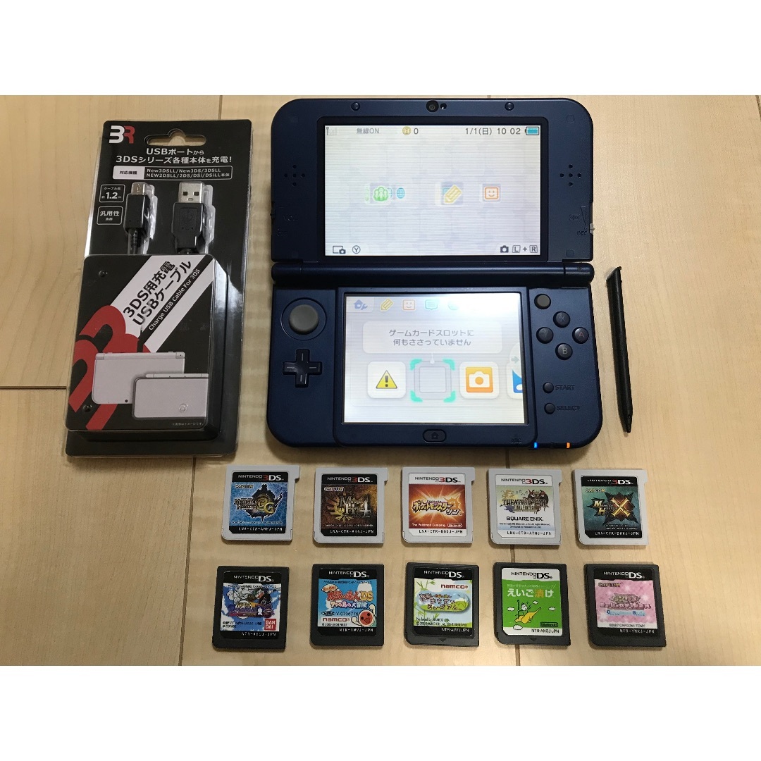 ニンテンドー3DS - お得✨画面美品Newニンテンドー3DSLL本体＋ソフト10本セット✨