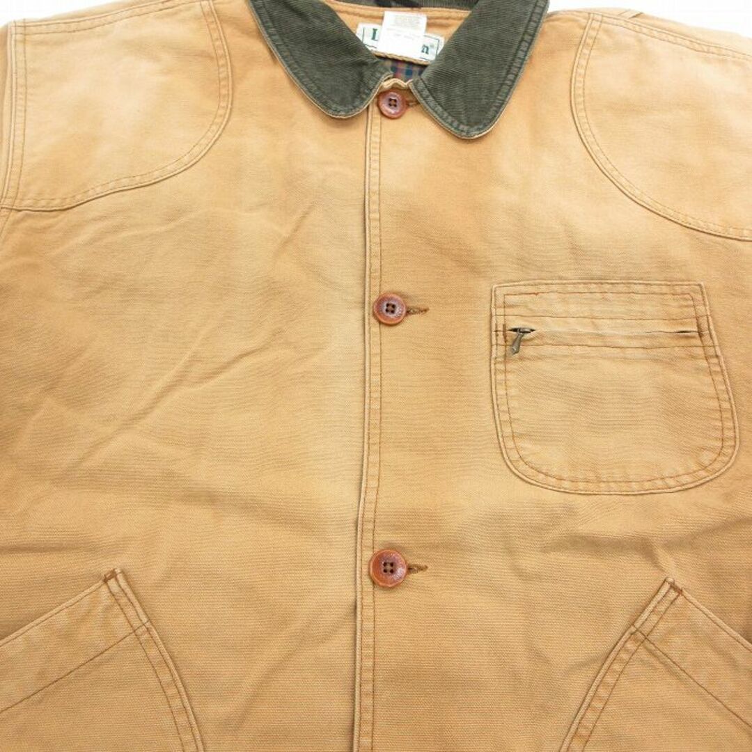 L.L.Bean - XL☆古着 エルエルビーン LLBEAN 長袖 カバーオール L.L.Bean - XL☆古着 エルエルビーン LLBEAN 長袖 カバーオール