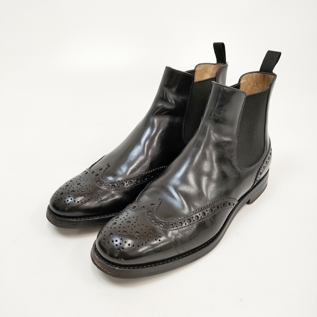 Church's - Church's KETSBY POLISH BINDER チェルシーブーツ 36サイズ サイドゴア ウィングチップ ブーツ ブラック レディース チャーチ【中古】4-1211G◎の通販 by ブランド古着の専門店gee,jee|チャーチならラクマ Church's - Church's KETSBY POLISH BINDER チェルシーブーツ 36サイズ サイドゴア ウィングチップ ブーツ ブラック レディース チャーチ【中古】4-1211G◎の通販 by ブランド古着の専門店gee,jee|チャーチならラクマ