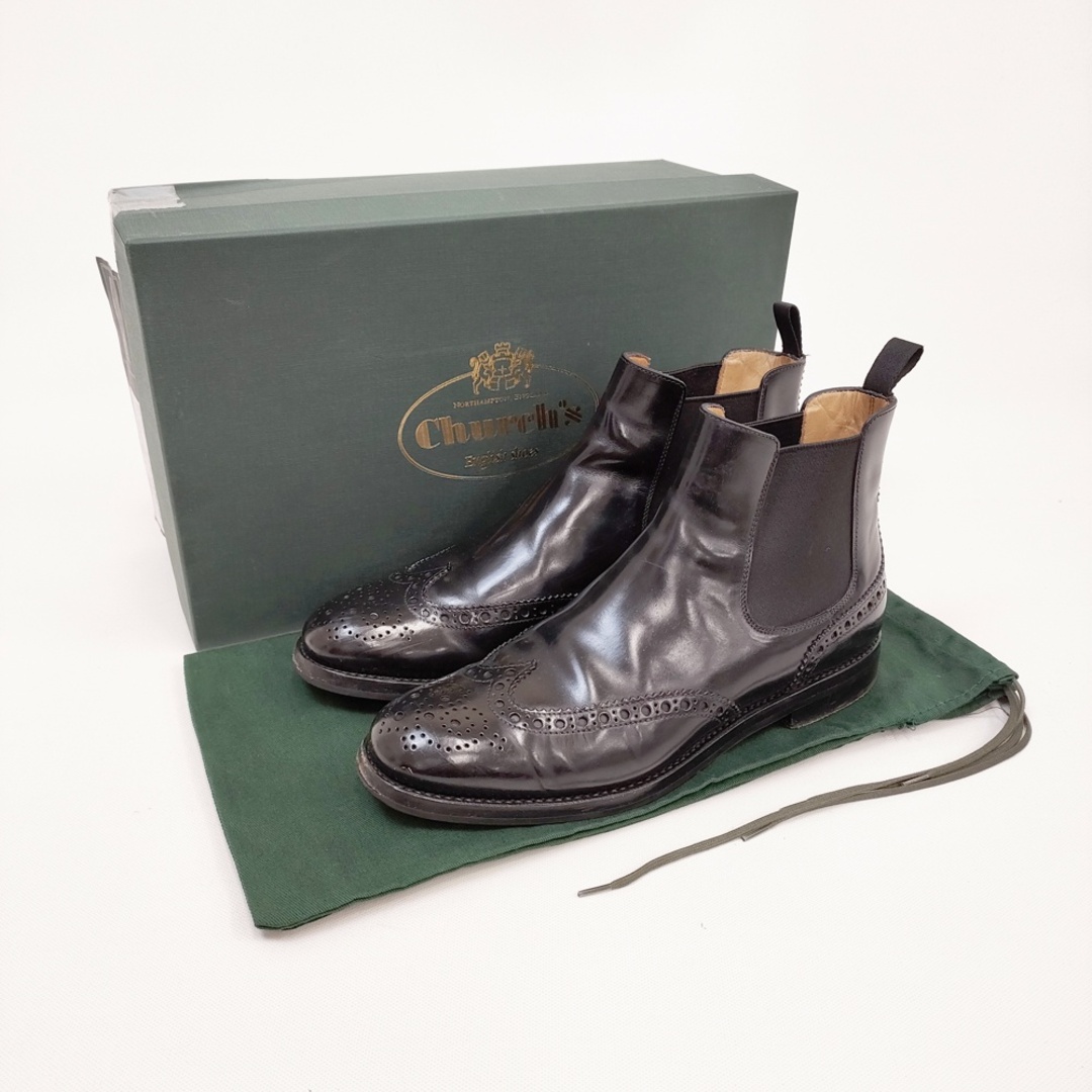 Church's - Church's KETSBY POLISH BINDER チェルシーブーツ 36サイズ サイドゴア ウィングチップ ブーツ ブラック レディース チャーチ【中古】4-1211G◎の通販 by ブランド古着の専門店gee,jee|チャーチならラクマ Church's - Church's KETSBY POLISH BINDER チェルシーブーツ 36サイズ サイドゴア ウィングチップ ブーツ ブラック レディース チャーチ【中古】4-1211G◎の通販 by ブランド古着の専門店gee,jee|チャーチならラクマ