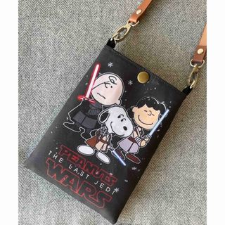スヌーピー(SNOOPY)のハンドメイド　スマホポーチ　スヌーピー　c(ポーチ)