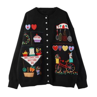 個性的　カーディガン　めちゃくちゃ売れています(カーディガン)