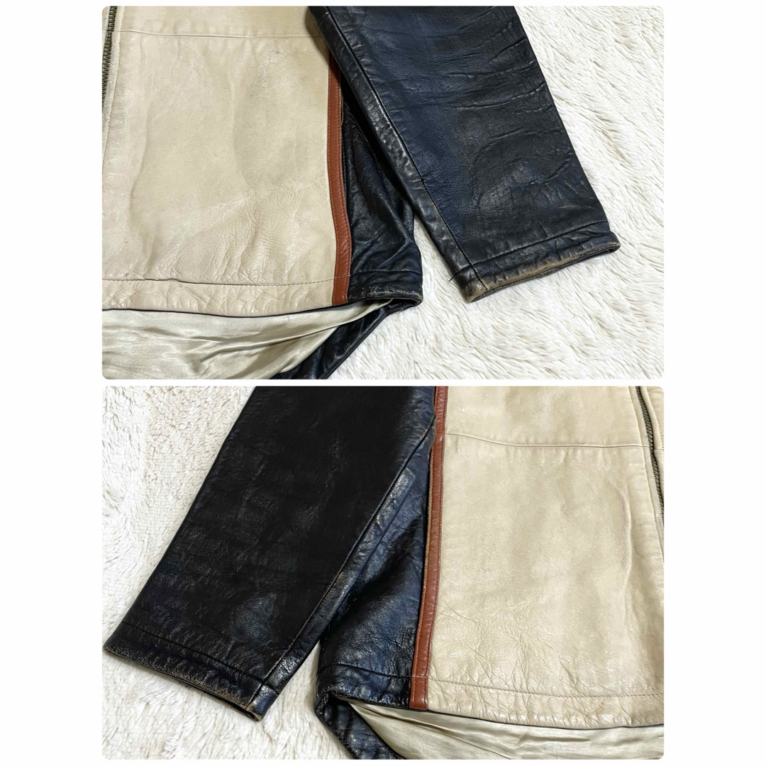 GUESS - 希少 GUESS 80s ワッペン 本革 レザージャケット GUESS - 希少 GUESS 80s ワッペン 本革 レザージャケット
