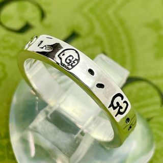 GUCCI - 極美品 20号 グッチ ゴースト スカル リング シルバー GUCCI - 極美品 20号 グッチ ゴースト スカル リング シルバー