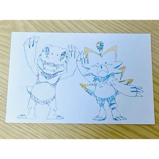 デジモンアドベンチャー デジモン ポストカード  アグモン ピヨモン(その他)