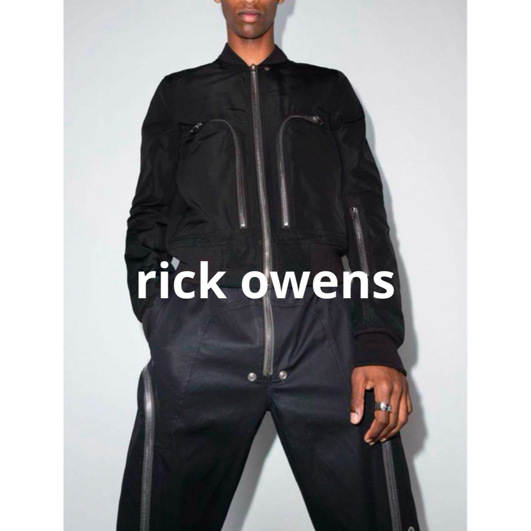 Rick Owens - 美品 rick owens bauhaus ボンバージャケット zip Rick Owens - 美品 rick owens bauhaus ボンバージャケット zip