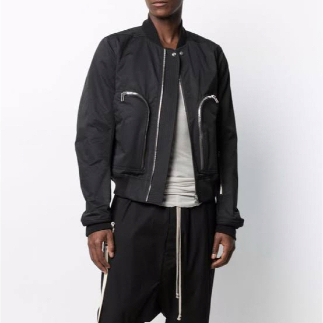 Rick Owens - 美品 rick owens bauhaus ボンバージャケット zip Rick Owens - 美品 rick owens bauhaus ボンバージャケット zip