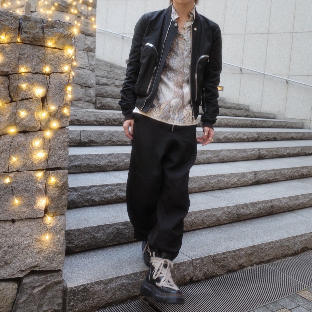 Rick Owens - 美品 rick owens bauhaus ボンバージャケット zip Rick Owens - 美品 rick owens bauhaus ボンバージャケット zip