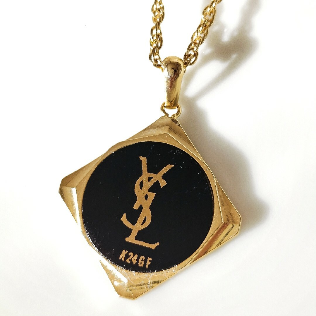 SAINT LAURENT - Yves Saint Laurent ヴィンテージブラックロゴ SAINT LAURENT - Yves Saint Laurent ヴィンテージブラックロゴ
