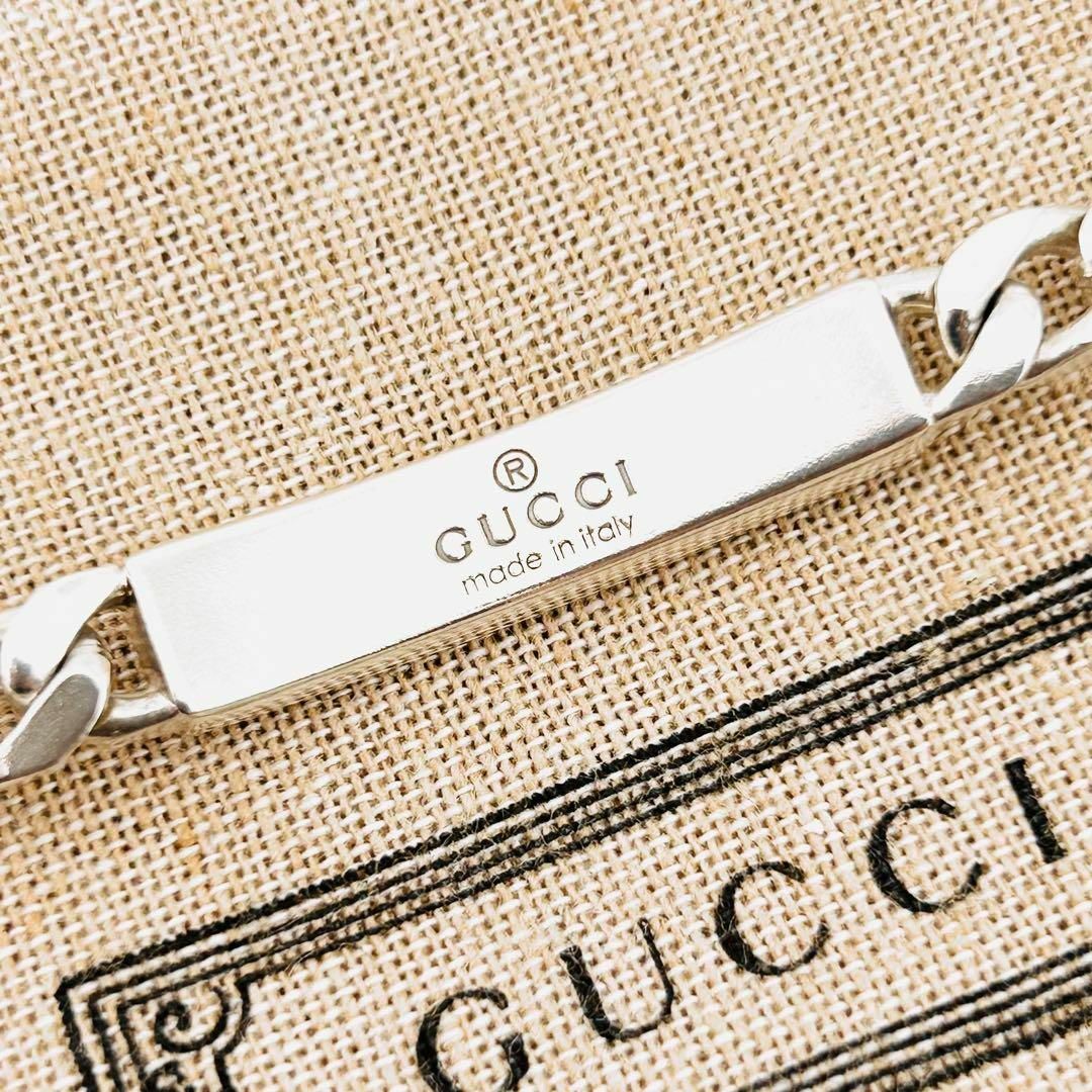美品】 現行 希少 GUCCI ブレスレット ダイアゴナル 165 美品】 現行 希少 GUCCI ブレスレット ダイアゴナル 165