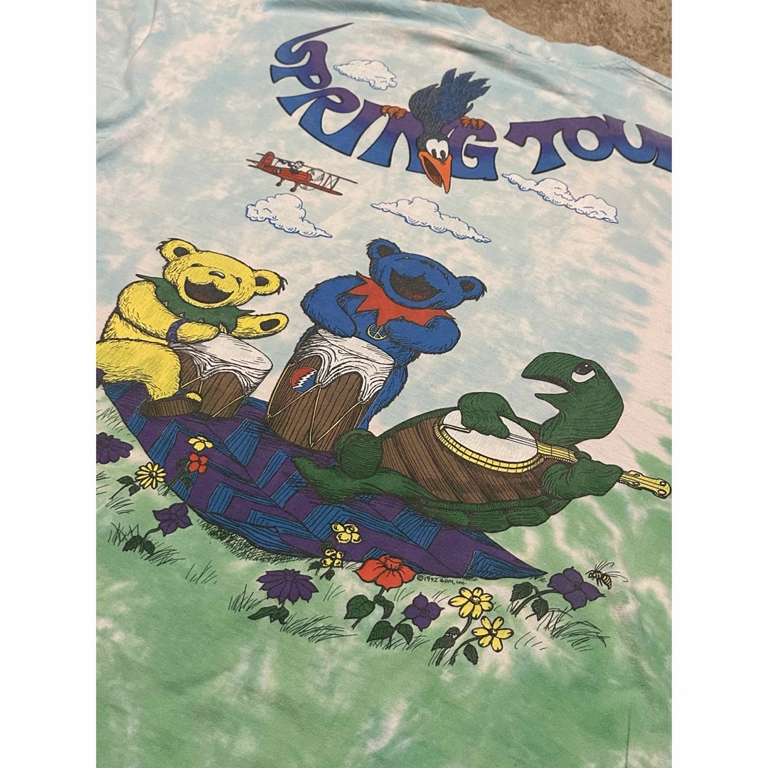 希少 90S バンド USA グレイトフル・デッド Tシャツ 染色デザイン 希少 90S バンド USA グレイトフル・デッド Tシャツ 染色デザイン