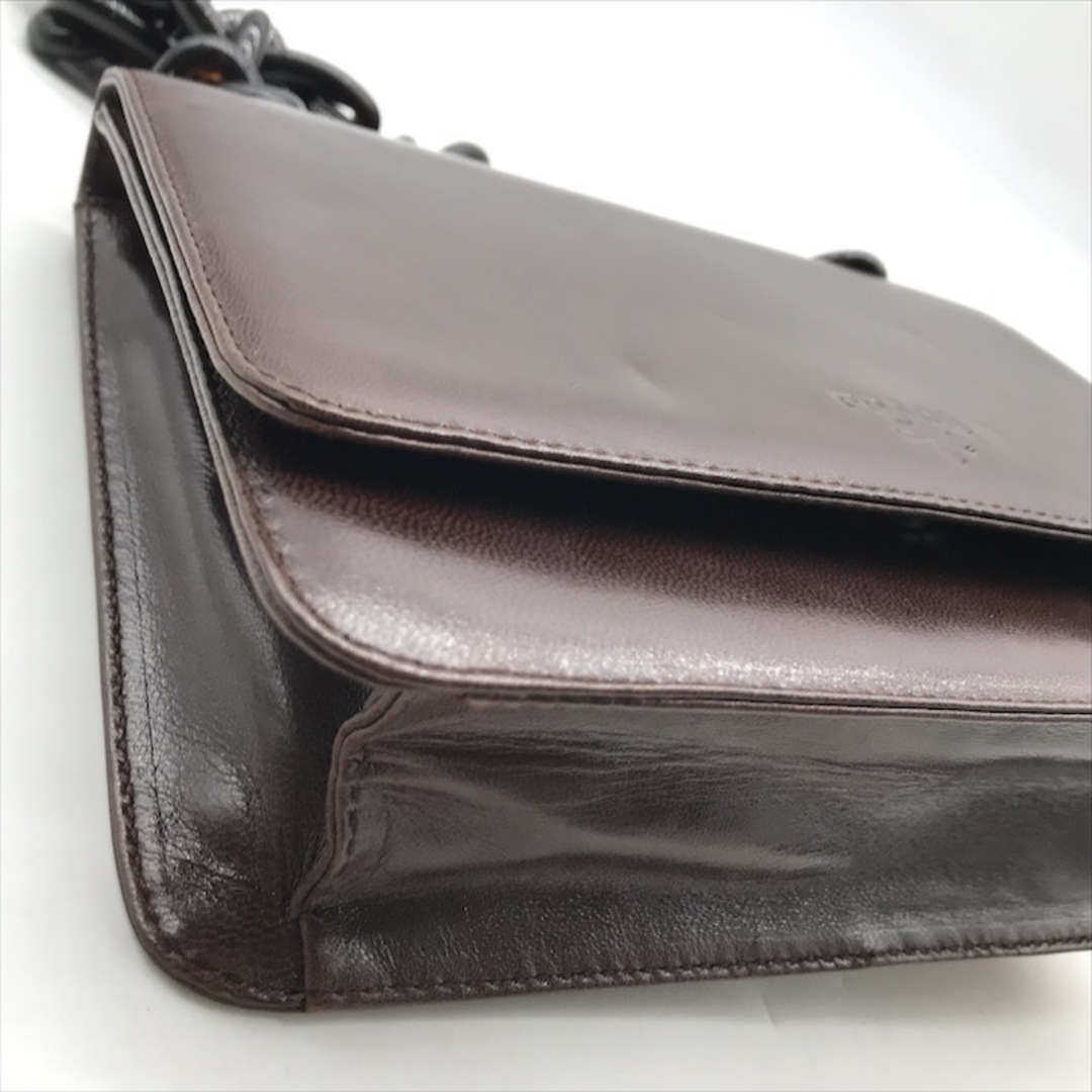 良品 PRADA プラダ ロゴ 型押し オールレザー プラ チェーン 良品 PRADA プラダ ロゴ 型押し オールレザー プラ チェーン