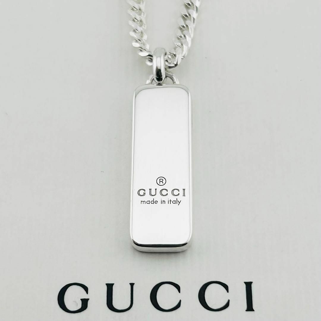 GUCCI - 【美品】希少 GUCCI ネックレス ダイアゴナル インター GUCCI - 【美品】希少 GUCCI ネックレス ダイアゴナル インター