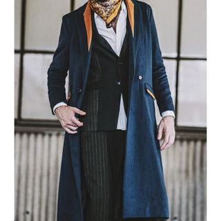 NO ID. - 美品 no id. 完売モデル ロングコート ヒョウ柄 総柄 NO ID. - 美品 no id. 完売モデル ロングコート ヒョウ柄 総柄