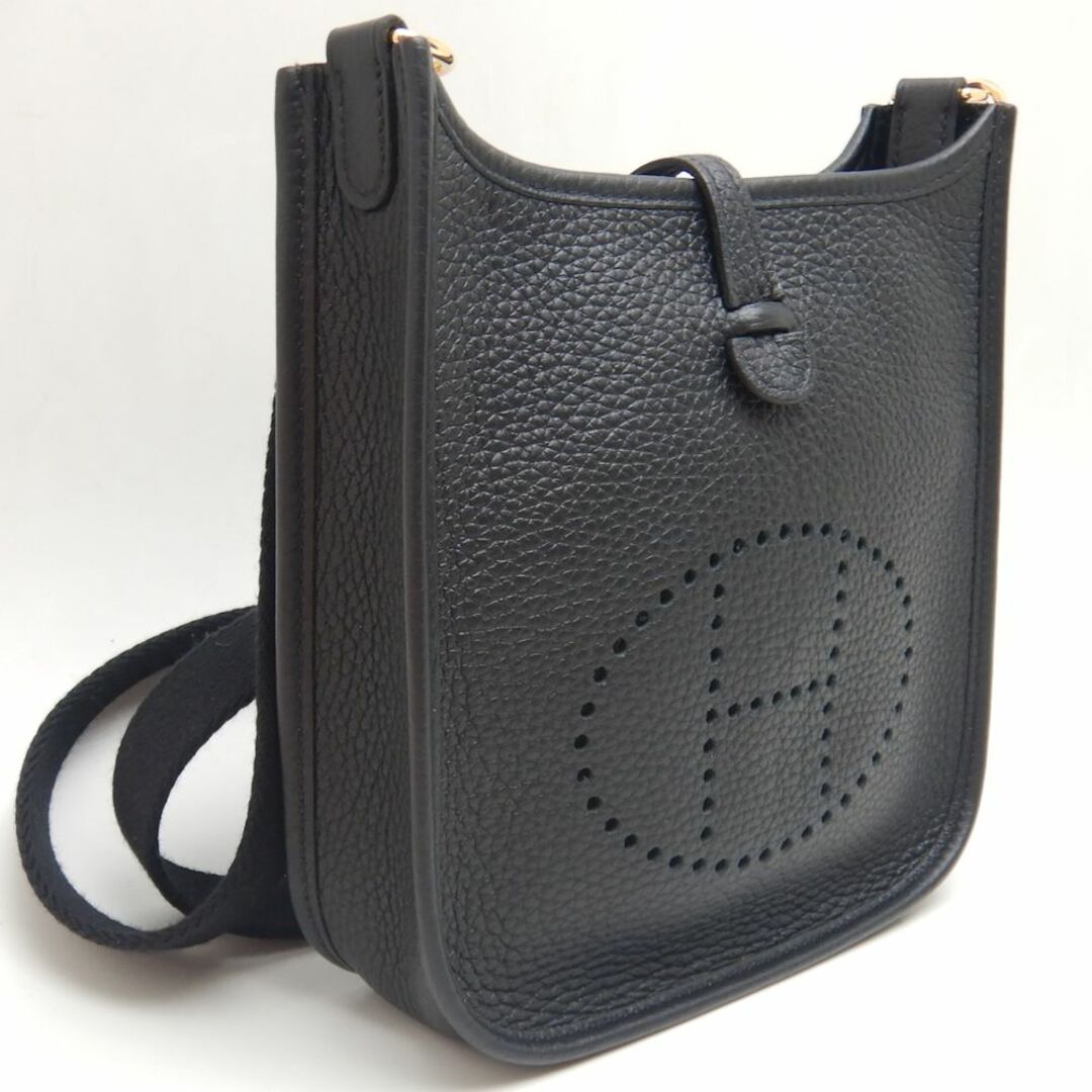 HERMES - HERMES エルメス エブリンTPM H069426CCAV ショルダーバッグ トリヨンクレマンス ブラック/252331【中古】