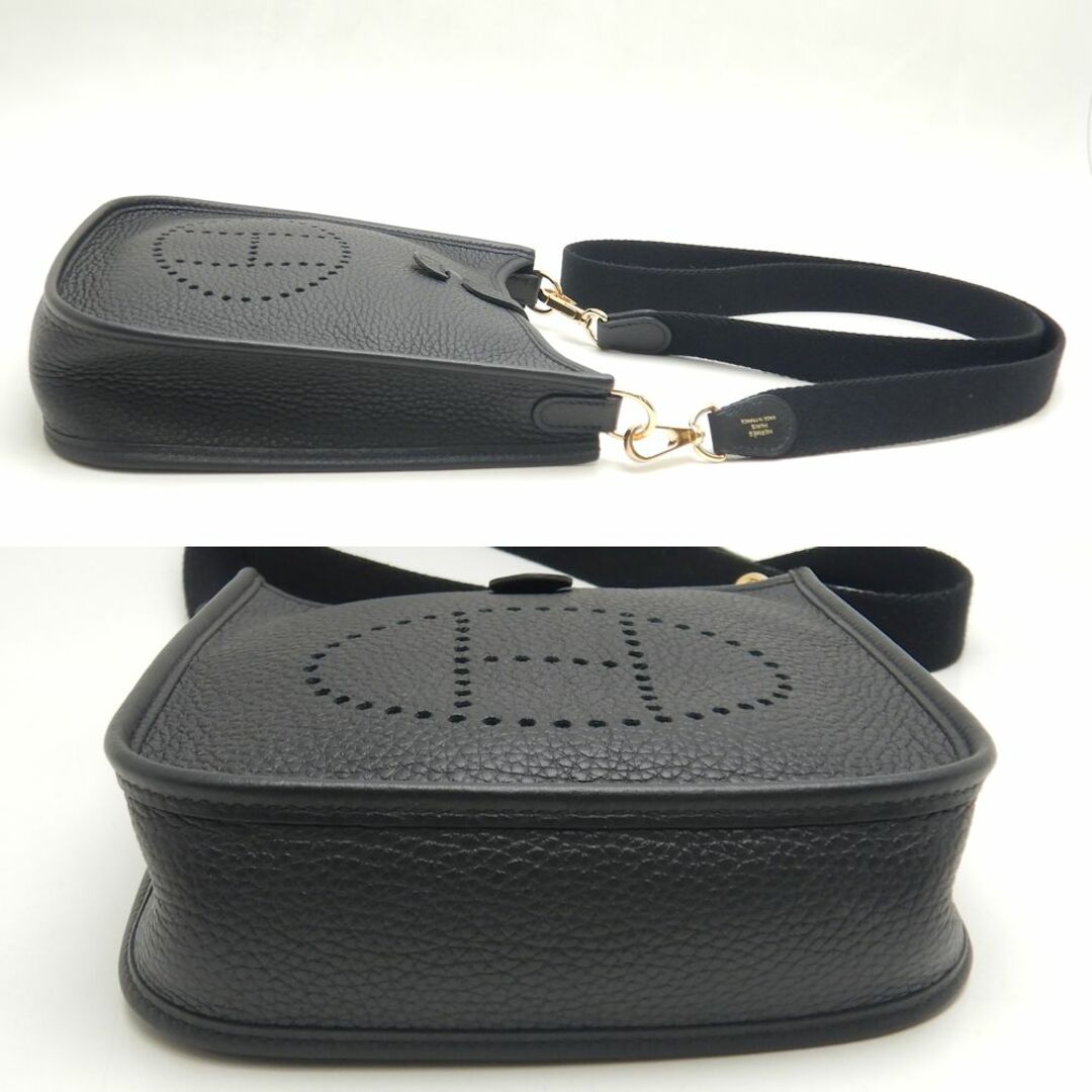 HERMES - HERMES エルメス エブリンTPM H069426CCAV ショルダーバッグ トリヨンクレマンス ブラック/252331【中古】