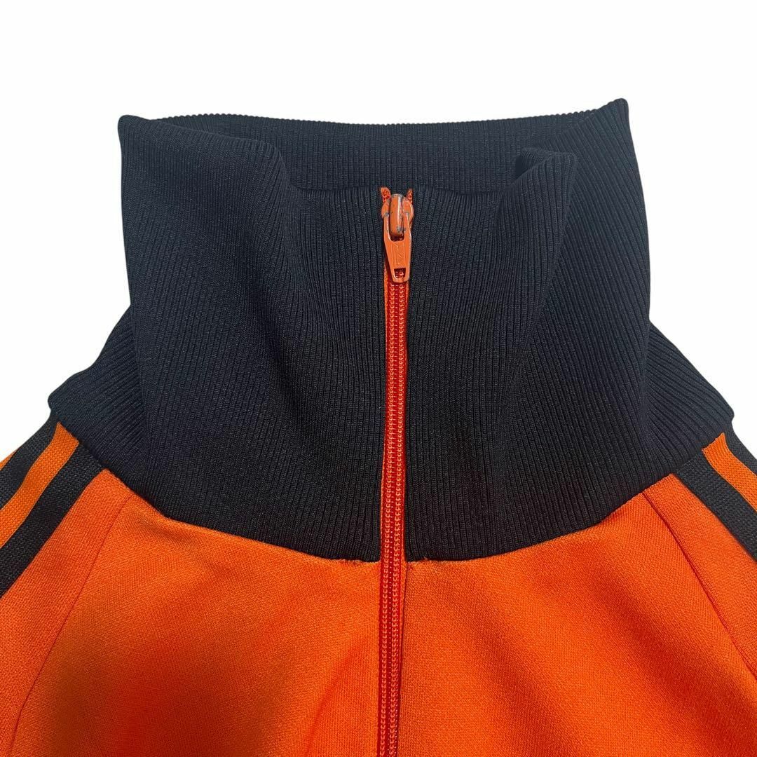 4377 adidas トラックジャケット デサント オレンジ/ブラック 3号 4377 adidas トラックジャケット デサント オレンジ/ブラック 3号