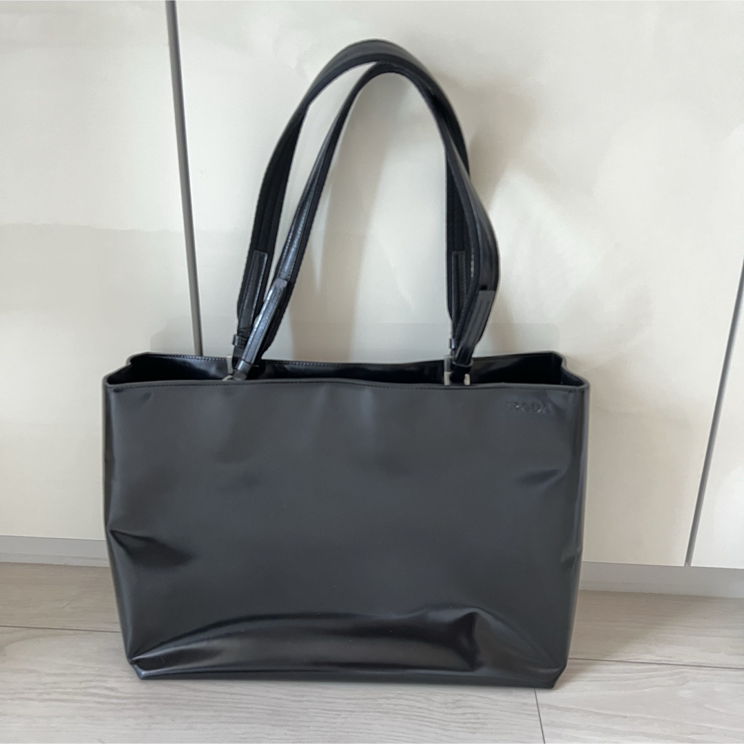 PRADA - PRADA プラダ ブラック トートバッグ ビジネスバッグ PRADA - PRADA プラダ ブラック トートバッグ ビジネスバッグ