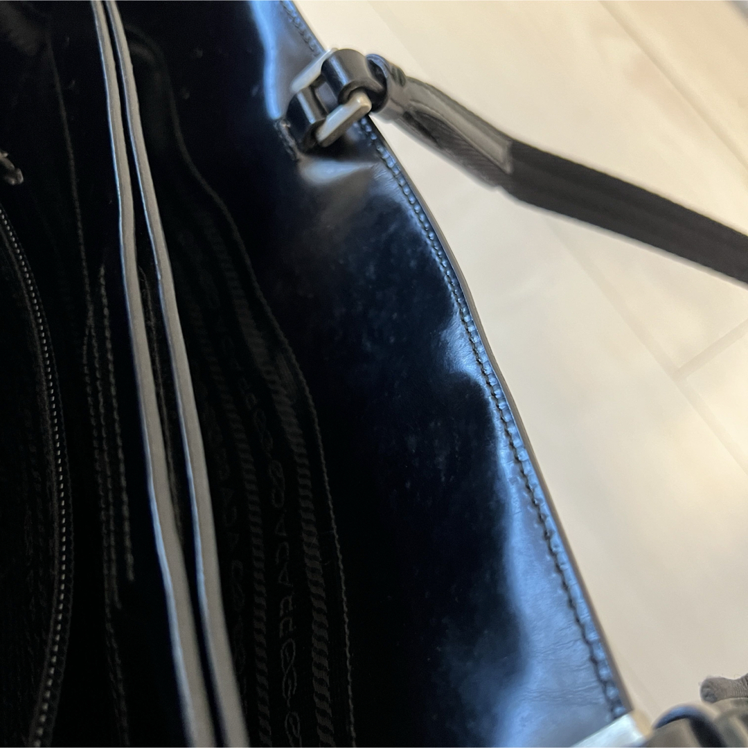 PRADA - PRADA プラダ ブラック トートバッグ ビジネスバッグ PRADA - PRADA プラダ ブラック トートバッグ ビジネスバッグ