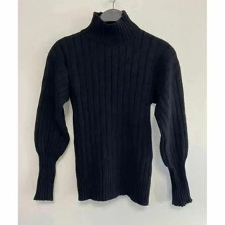 ジェイフェリー(J.FERRY)の【美品】J.FERRY ハイネックリブニット セーター 黒 Mサイズ(ニット/セーター)