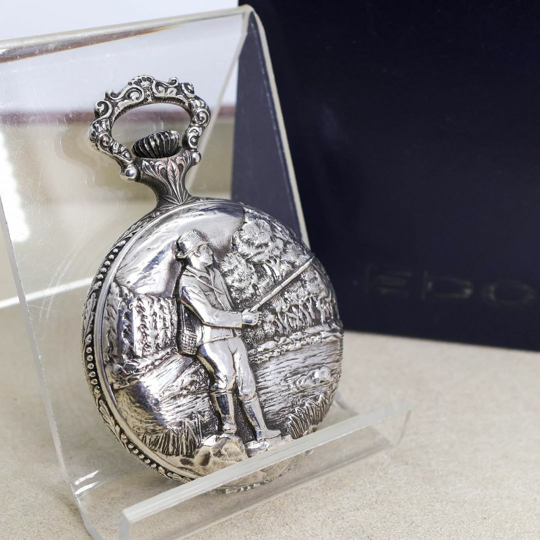 稼働 EDOX ハンター時計 手巻き 機械式 スモセコ スイスメイド 稼働 EDOX ハンター時計 手巻き 機械式 スモセコ スイスメイド