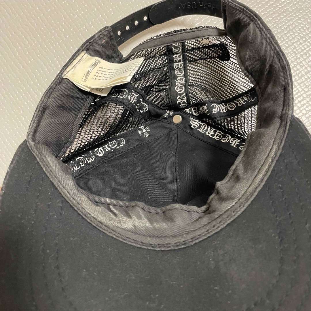 CHROME HEARTS ブラックベースボールキャップ CHROME HEARTS ブラックベースボールキャップ