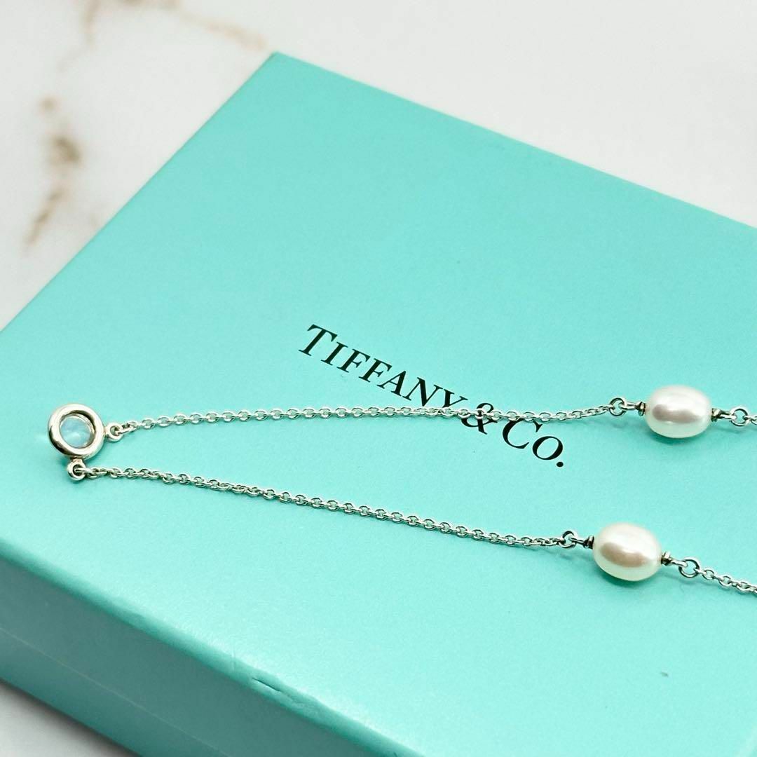 Tiffany&Co. バイザヤード ムーンストーン 淡水パール ネックレス Tiffany&Co. バイザヤード ムーンストーン 淡水パール ネックレス