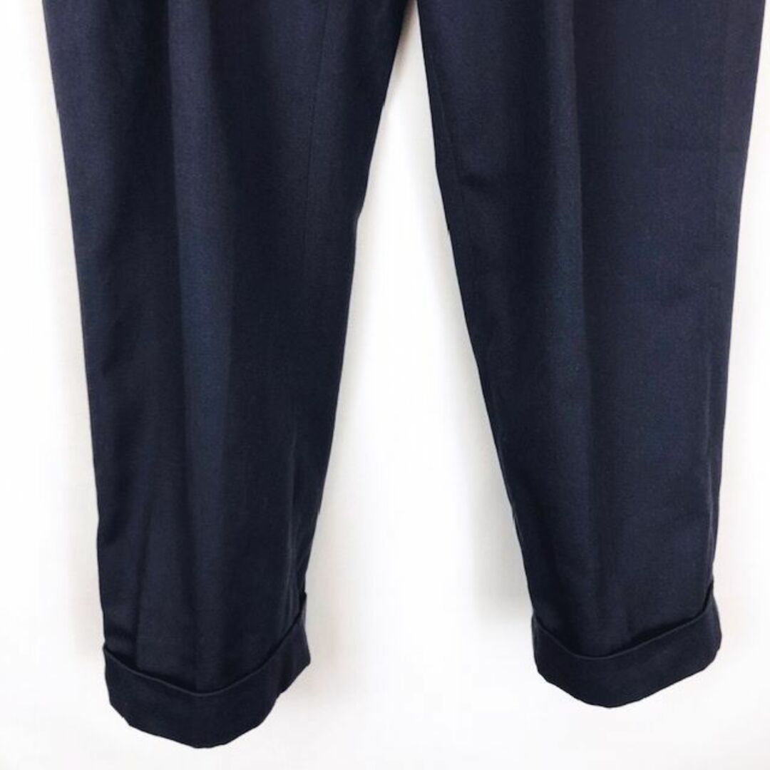 シークエル SEQUEL TYPE-C タック入り チノパンツ 紺 ネイビー L シークエル SEQUEL TYPE-C タック入り チノパンツ 紺 ネイビー L