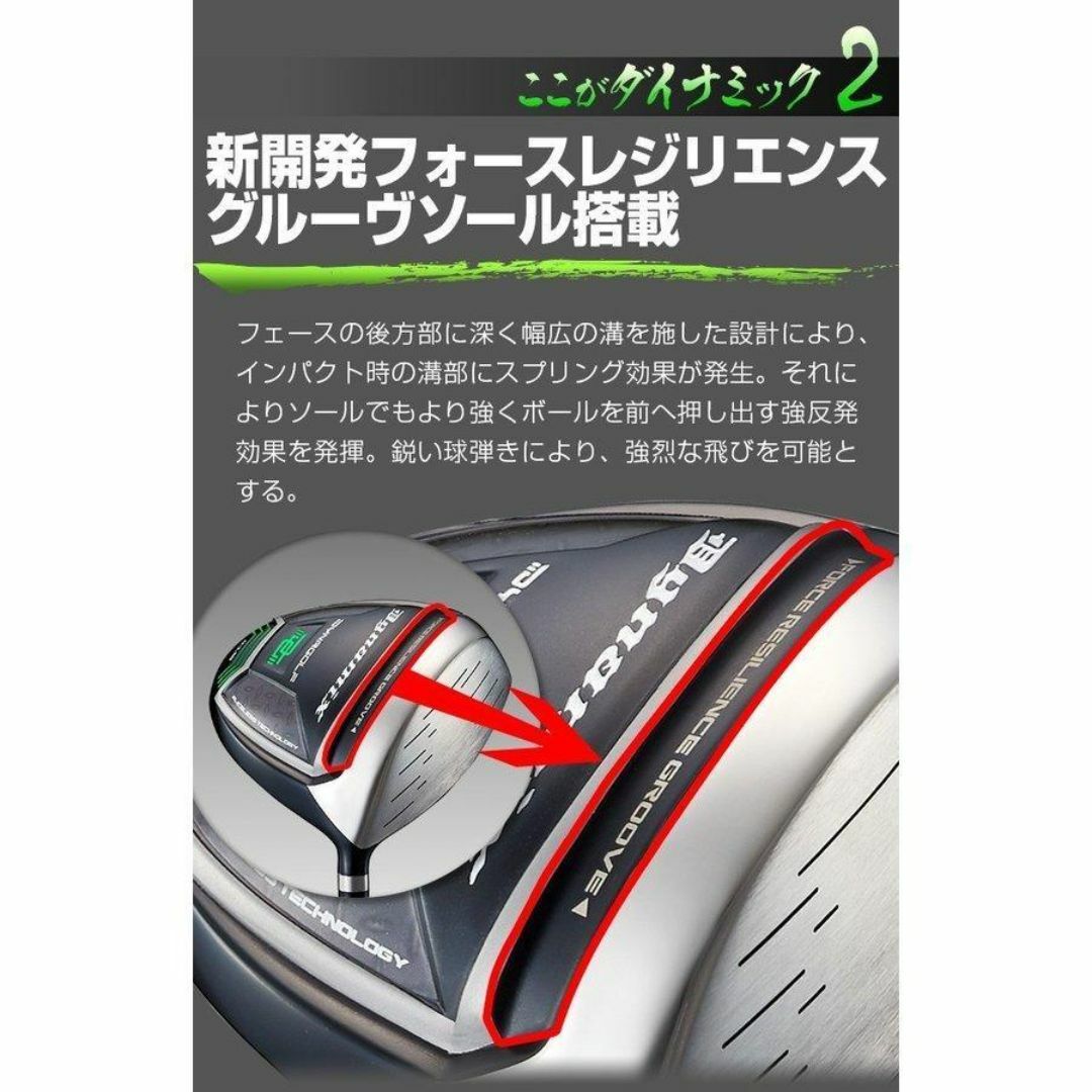 ☆新品 適合最強反発力 ダイナミクスドライバー ドラコンATTAS ☆新品 適合最強反発力 ダイナミクスドライバー ドラコンATTAS